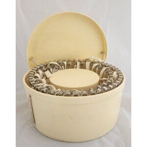 Vintage Collapsable Hoop Skirt Crinoline Frame Belle O' the Ball with Case 1950s